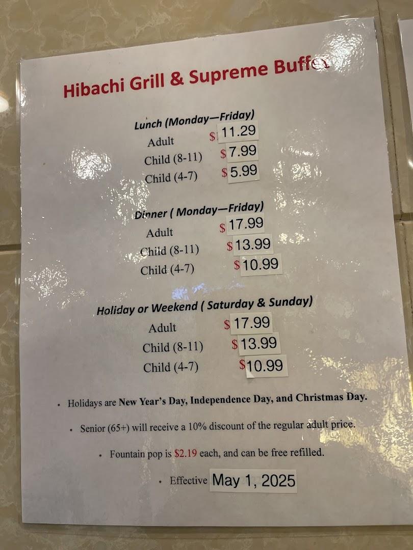 Hibachi Grill and Supreme Buffet